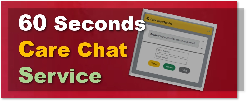 Care Chat Service Slide 1